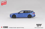 Minigt 1/64 BMW M5 Touring (G99) Marina Bay Blue Metallic - MGT01080-L