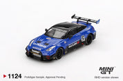 MINIGT 1/64 - LB-Silhouette WORKS GT NISSAN 35GT-RR Ver.2 Blue-  MGT01124
