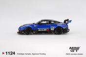 MINIGT 1/64 - LB-Silhouette WORKS GT NISSAN 35GT-RR Ver.2 Blue-  MGT01124