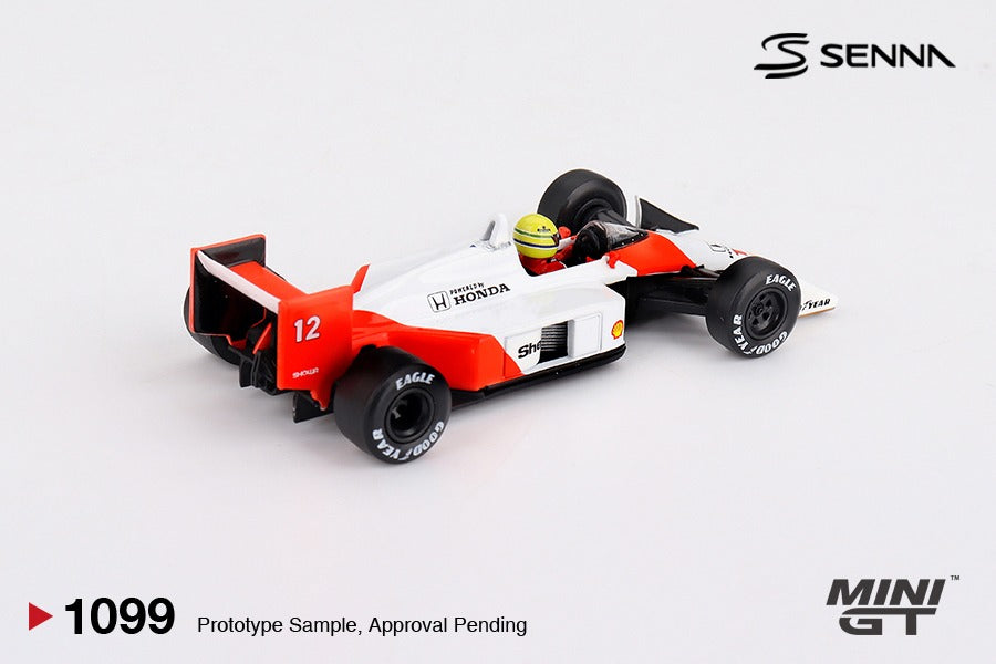 MINIGT - McLaren MP4/4 #12 Ayrton Senna 1988 Japanese Grand Prix Winner - MGT01099