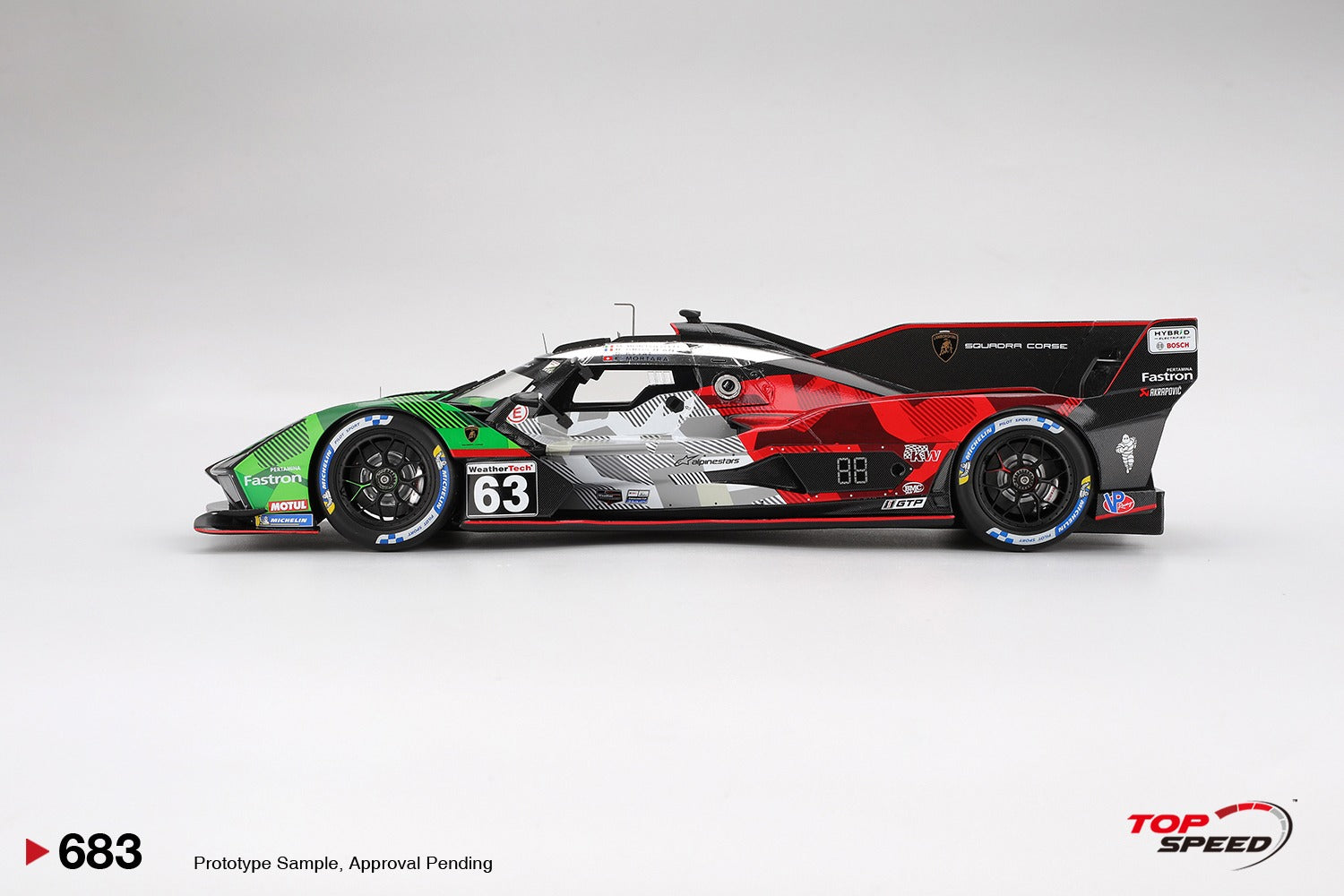 TOP SPEED - Lamborghini SC63 #63 Automobili Lamborghini Squadra Corse 2025 IMSA Daytona 24 Hrs