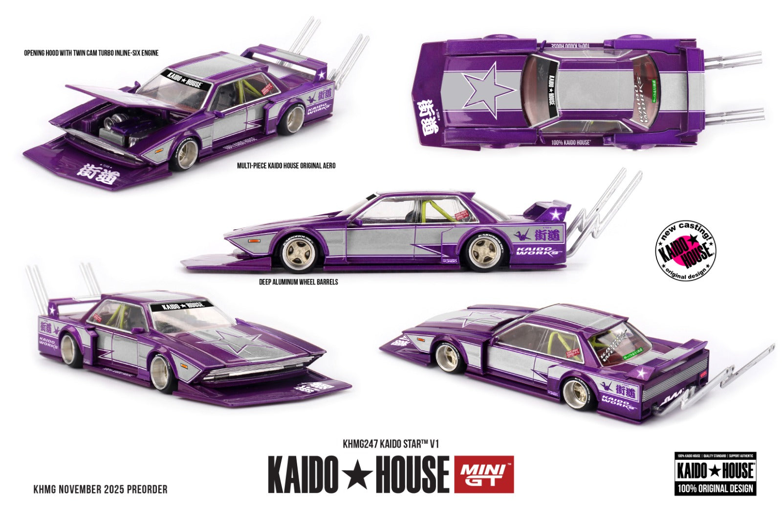 KaidoHouse x Mini GT KAIDO STAR V1 KHMG247
