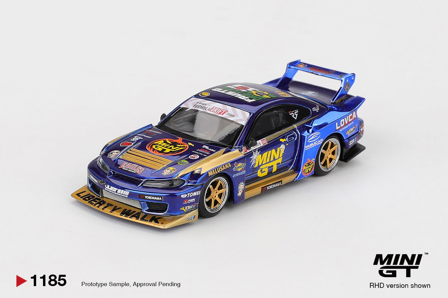 MINIGT - 1/64 Nissan LB-Super Silhouette S15 SILVIA   #555 Team MINI GT Liberty Walk 2025 Formula Drift Halloween Special