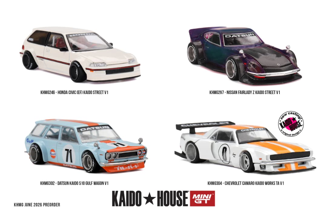 KAIDO HOUSE X MINI GT 1/64 Honda Civic (EF) Kaido Street V1