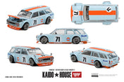 KAIDO HOUSE X MINI GT 1/64 日产 KAIDO 510 GULF 旅行车 V1