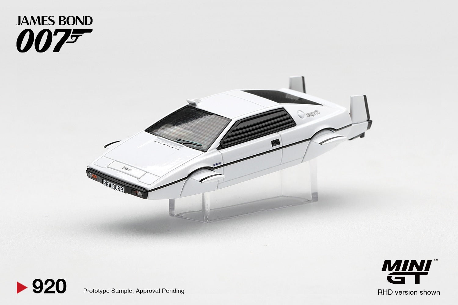 MINIGT 1/64 Lotus Esprit S1 “The Spy Who Loved Me” Submarine / English Blister Packaging (NO CHASE CAR)