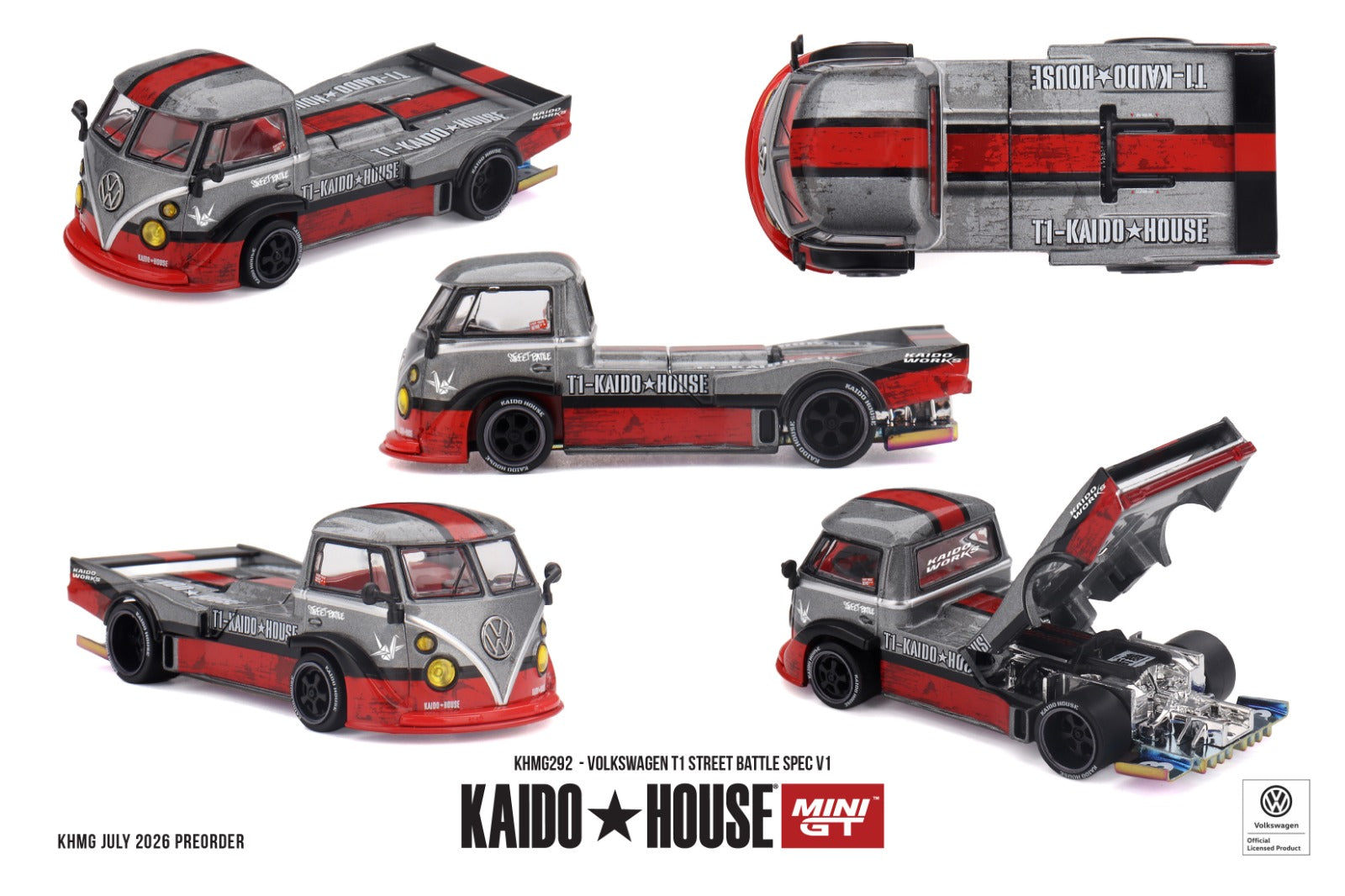 KAIDO HOUSE X MINI GT 1/64 本田 NSX Kaido 测试车 Spec V2