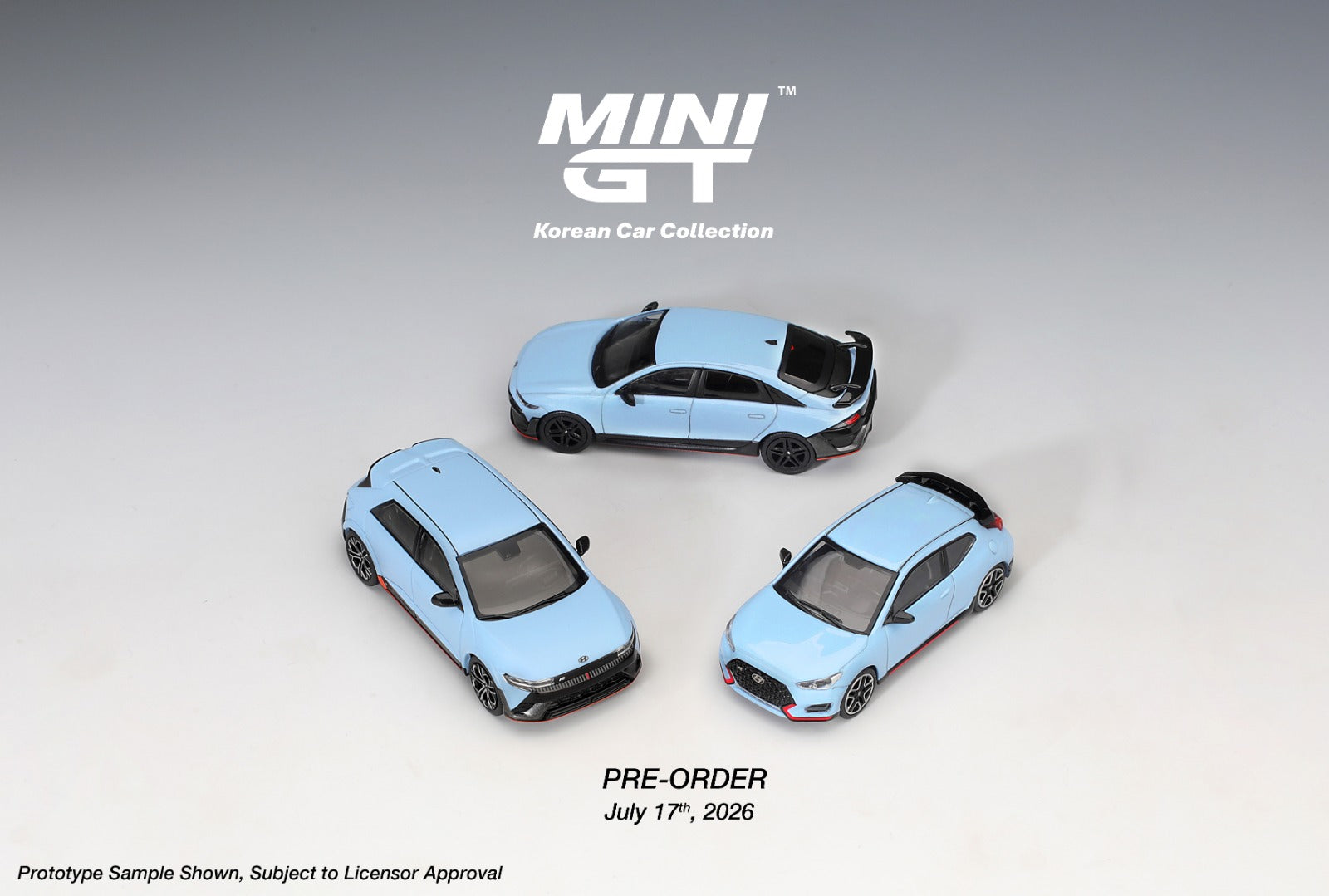 MINIGT 1/64 Hyundai Ioniq 6 N Performance Blue Pearl