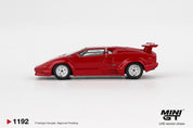 MINIGT 1/64 Lamborghini Countach 25th Anniversary Red