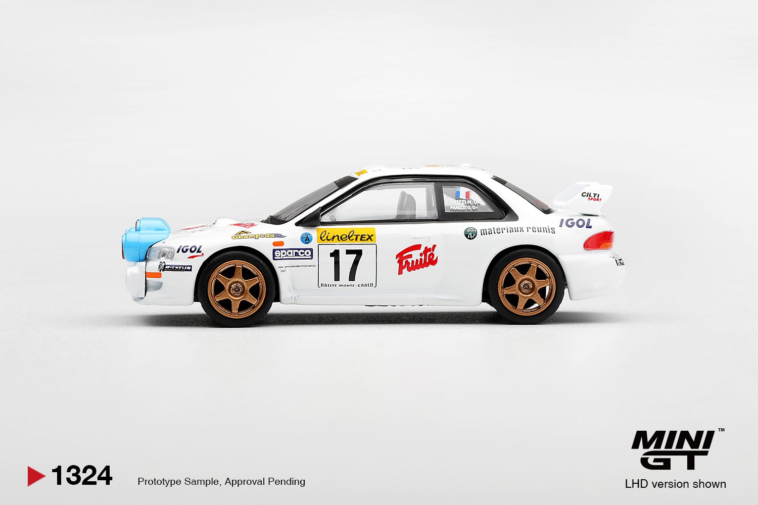 MINIGT 1/64 Subaru Impreza WRC98 #17 1999 Rally Monte-Carlo