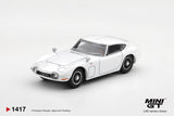 MINIGT 1/64 Toyota 2000GT Pegasus White