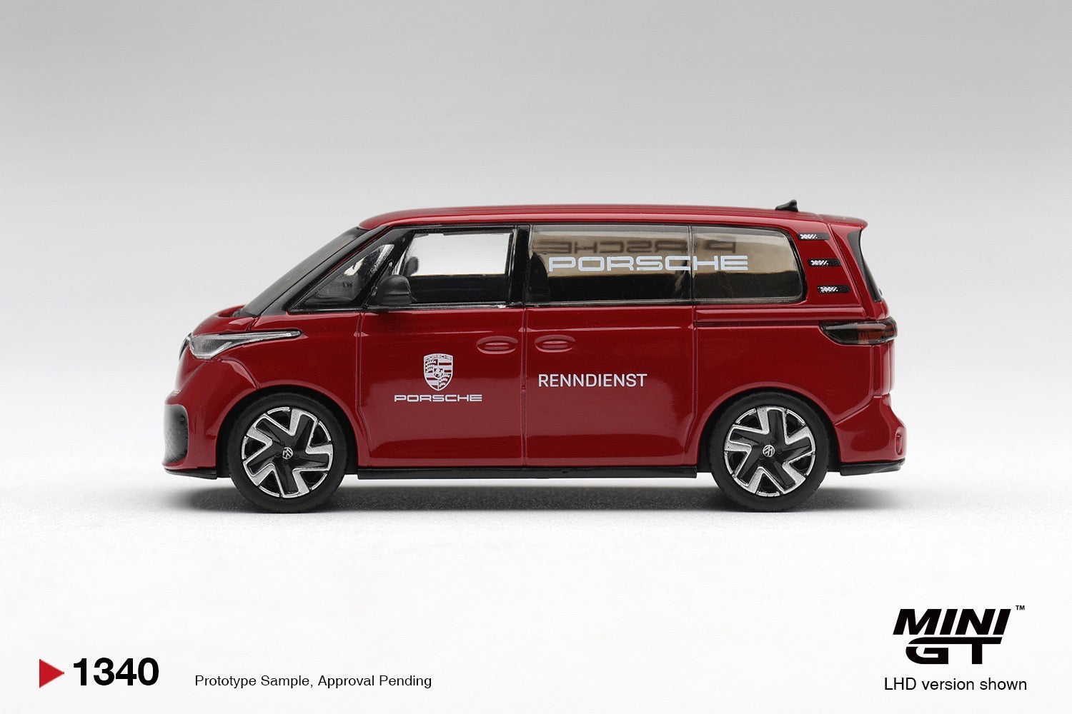 MINIGT 1/64 Volkswagen ID.Buzz Porsche Renndienst