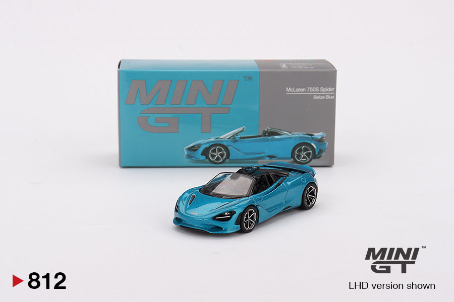 McLaren 750S Spider Belize Blue