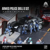 MOREART 1:64 ARMED POLICE DOLL D SET RESIN MODEL
