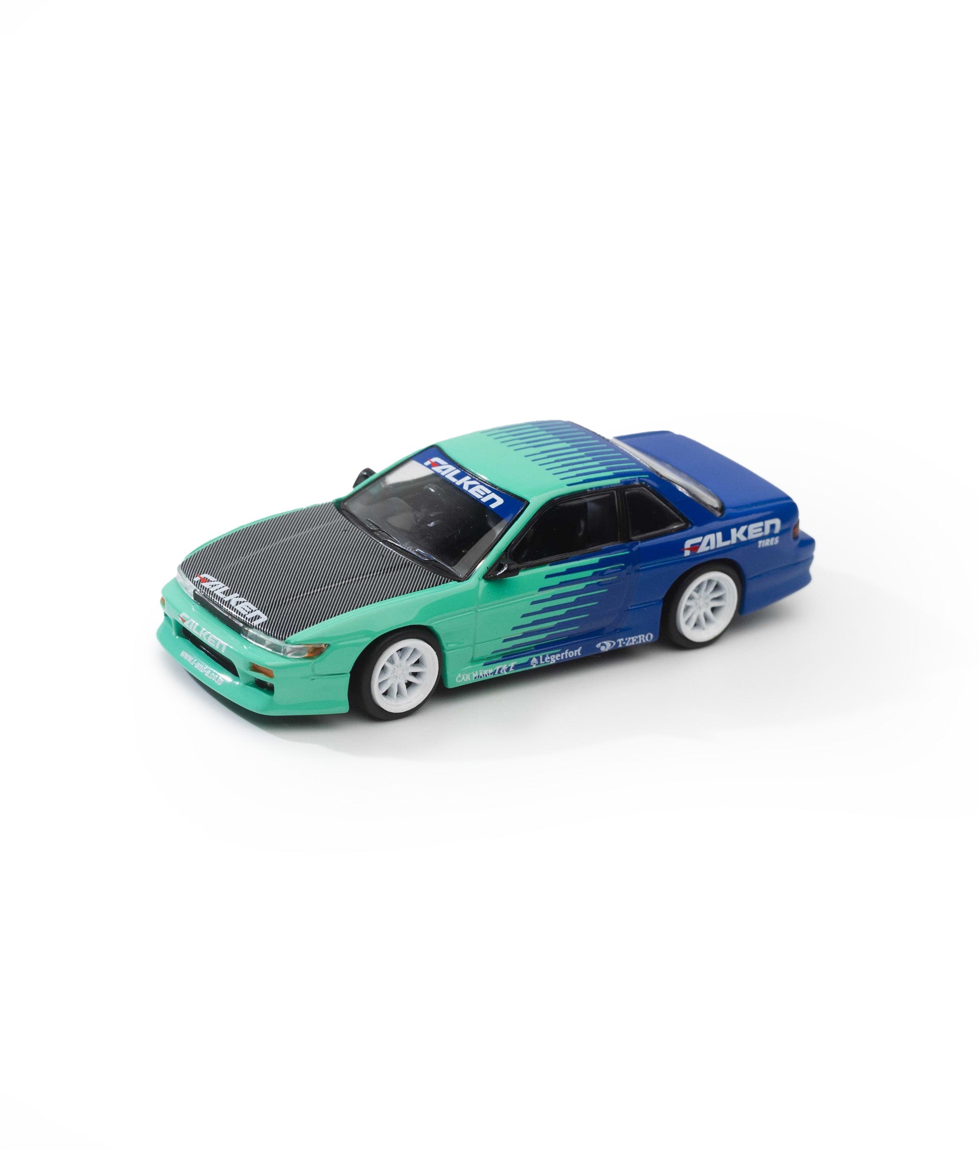 Tarmac Works 1/64 VERTEX 日产 Silvia (S13) 飞劲轮胎 - GLOBAL64