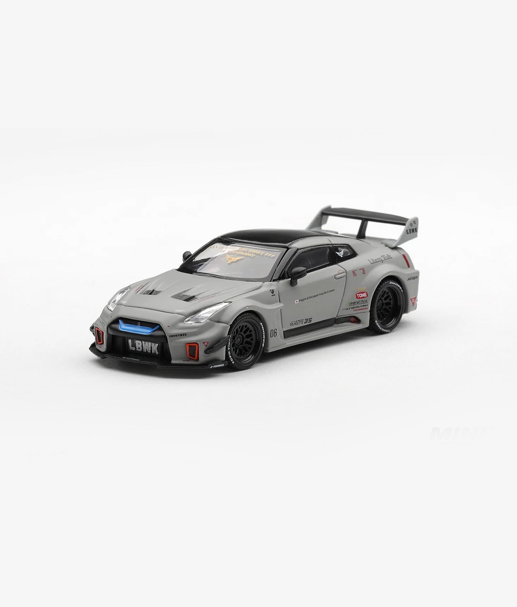 MINIGT 1/64 NISSAN LB-Silhouette WORKS GT 35GT-RR Ver.1 Matt Grey