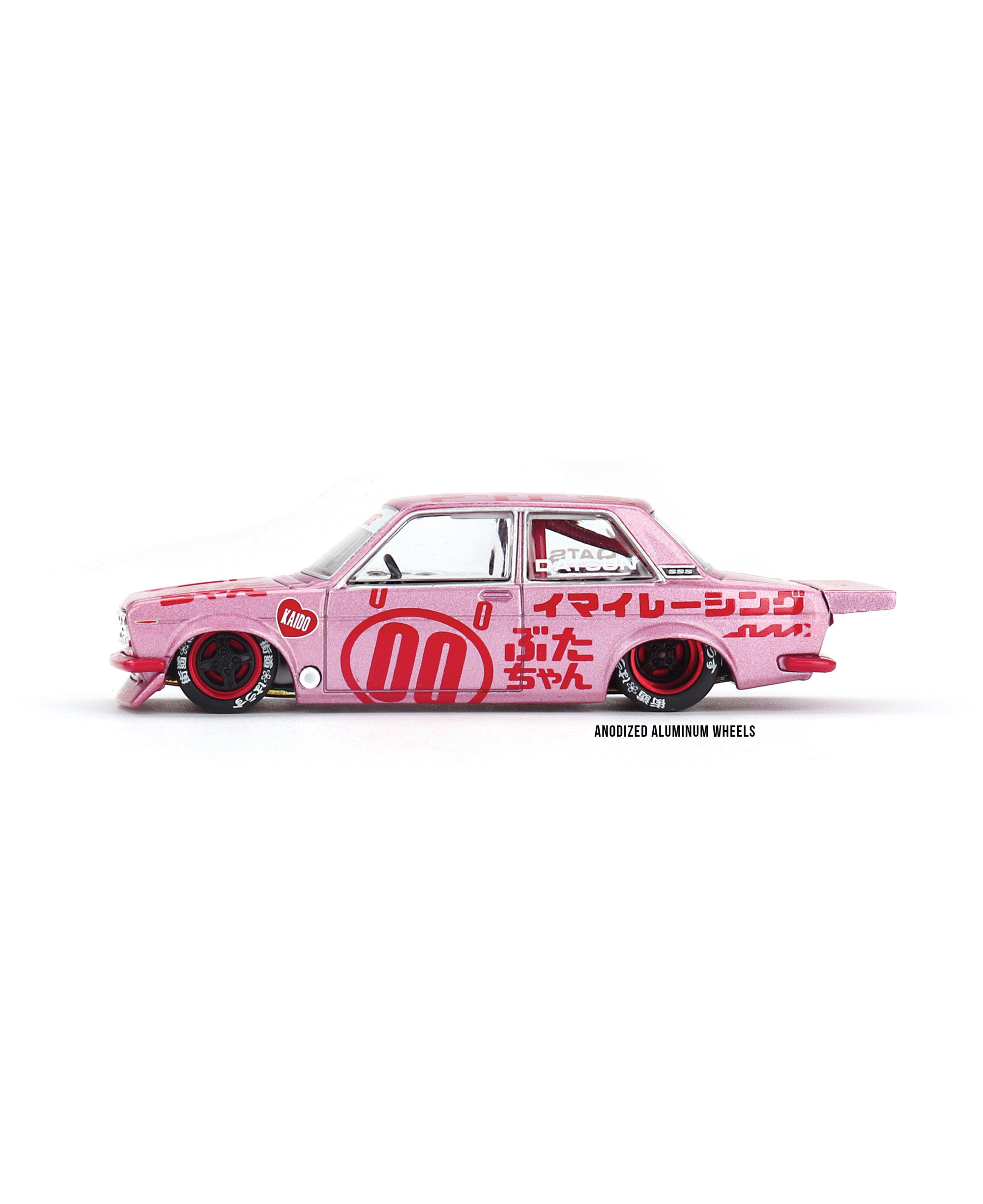 KAIDO HOUSE X MINI GT 1:64 达特桑 510 PRO STREET BUTA V1 – 粉色 KHMG161
