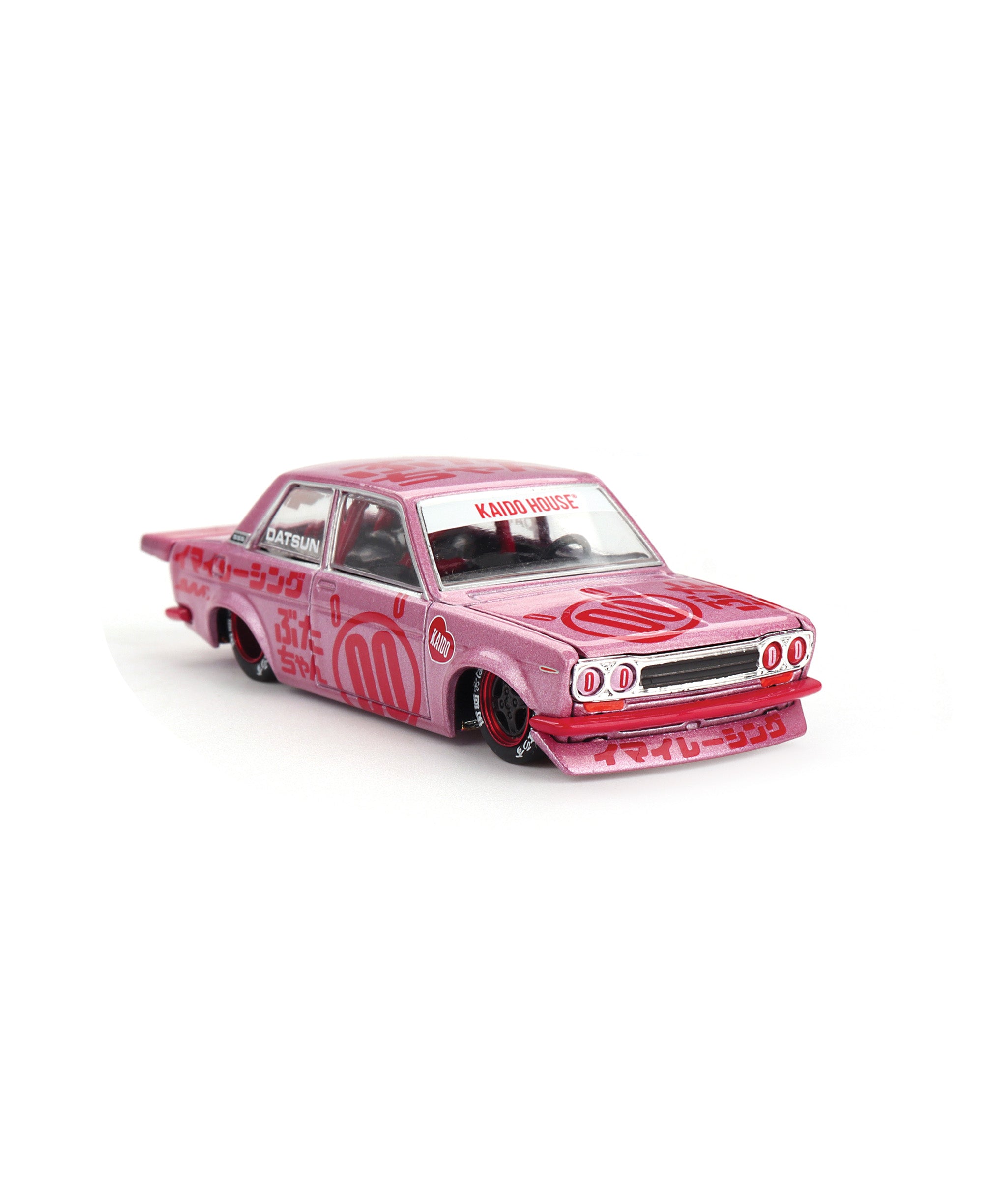 KAIDO HOUSE X MINI GT 1:64 达特桑 510 PRO STREET BUTA V1 – 粉色 KHMG161
