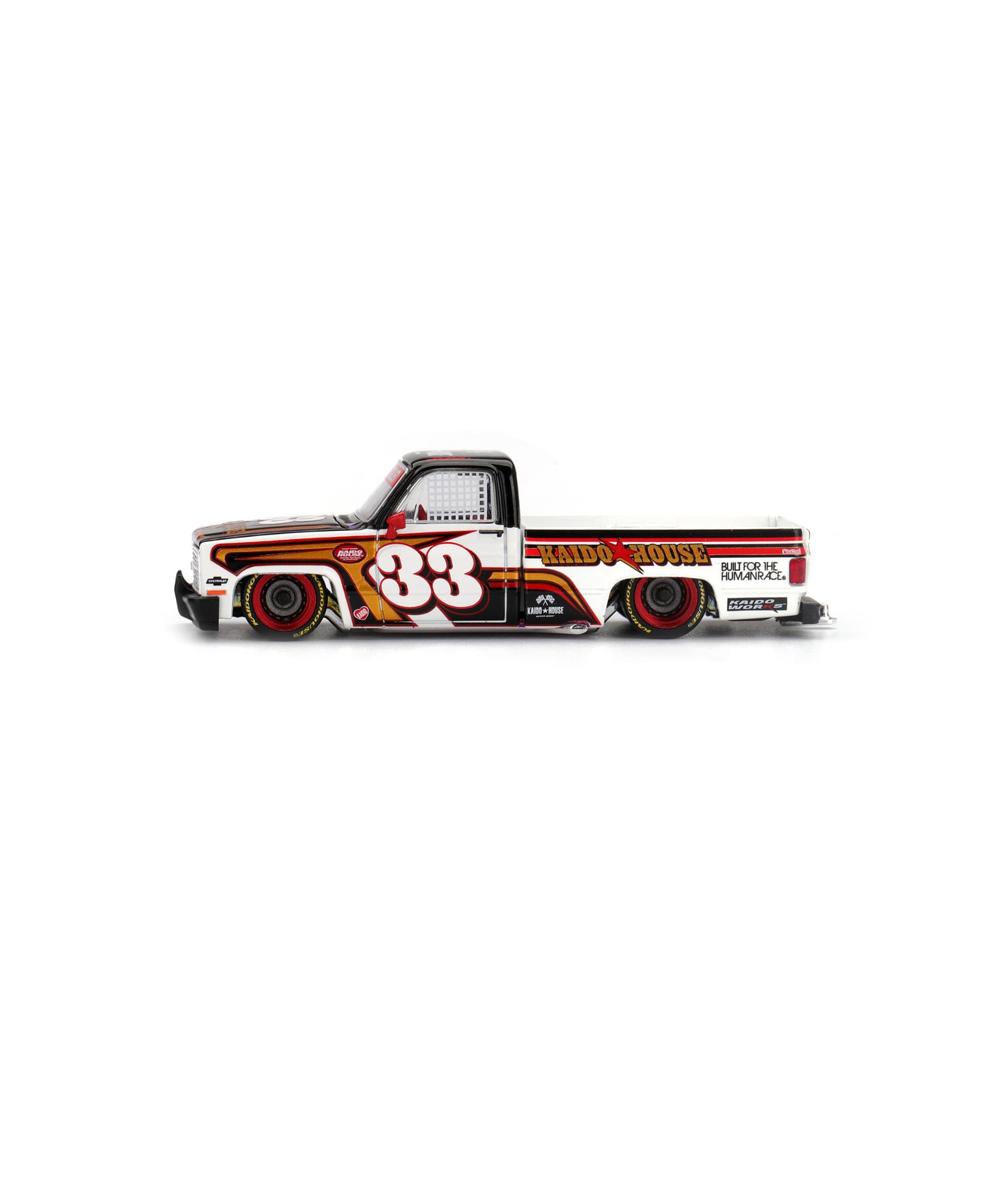 KaidoHouse x Mini GT Chevrolet Silverado KAIDO Intimidator V1 KHMG212